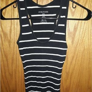 Maurices striped tank top